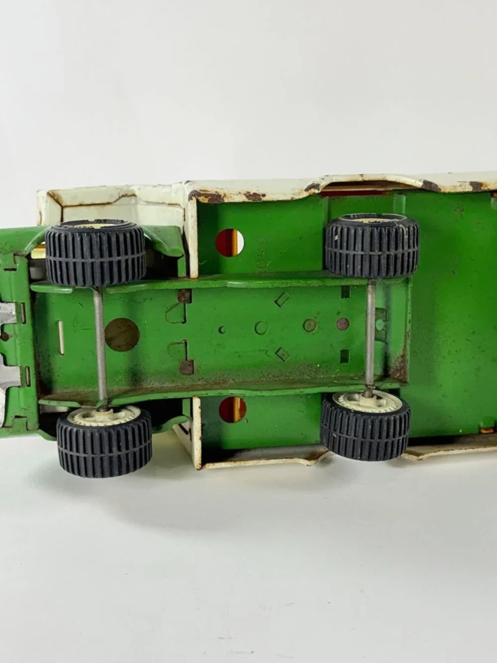 Vintage 1970's Tonka Truck RV 530 Green Camper Motorhome Pressed Steel As Ias